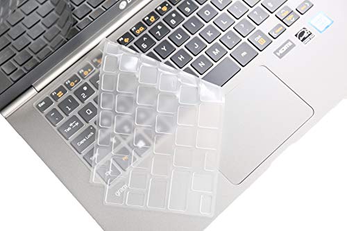 Leze - Ultra Thin Keyboard Protector Skin Cover for 13.3" LG Gram 13U70P 13Z980 13Z990, 14" LG Gram 14Z980 14Z990 14T90N 14Z90N 14Z995 Laptop - TPU