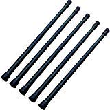 Book Cover GoodtoU Tension Rods - 5 Pack Cupboard Bars Tensions Rod Curtain Rod 28