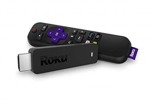 Book Cover Roku Streaming Stick | Portable, Power-Packed Player with Voice Remote with TV Power and Volume (2017) (Renewed)
