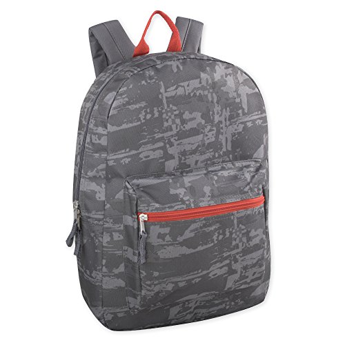 Trailmaker Boys' Printed Backpack (Gray)