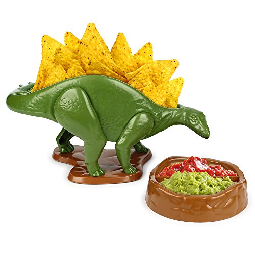 Book Cover Barbuzzo NACHOsaurus Dip and Snack Dish Set - Epic Jurrasic Bowls for Chips, Popcorn, Candy, Pretzels, Nachos, Salsa, Guacamole and More - The Perfect Prehistoric Gift for Dinosaur Enthusiasts
