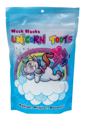 Unicorn Toots Cotton Candy Neek Nacks Gag Gift Fun Bag and Funny Delicious Mystery Flavor. Christmas or Birthday Party Present for Girls and Boys. Keeps Fresh for 9 Months. Holiday Supplies Favors