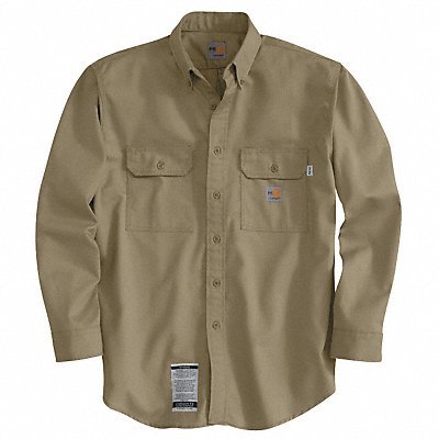 Carhartt Flame-Resistant Twill Shirt with Pocket Flaps