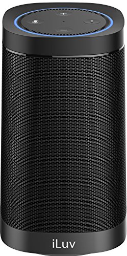 iLuv Aud Dock, Amazon Echo Dot(2nd Generation) Docking Audio Speaker with Powerful Dynamic Digital Sound, Portability, Plug & Play, Aux-in Port, Rechargeable Battery, and Micro USB Cable (Black)