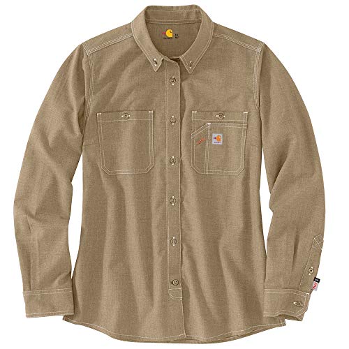 Carhartt Women's K231 Workwear Logo Long Sleeve T-Shirt (Regular and Plus Sizes)