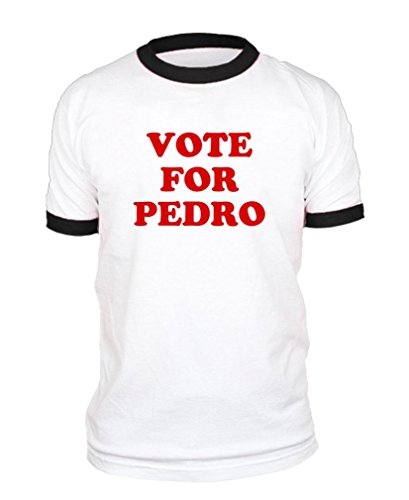 The Goozler Vote for Pedro Dynamite Funny Election - Cotton Ringer TEE