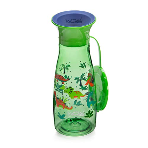 Book Cover Wow Cup Mini 360 Sippy Cup, Green, 12 oz / 350 ml