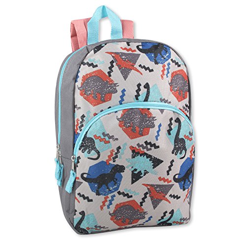 15 Inch Backpack for Boys Girls, Kids Backpacks for Preschool, Kindergarten, Elementary with Adjustable Padded Straps