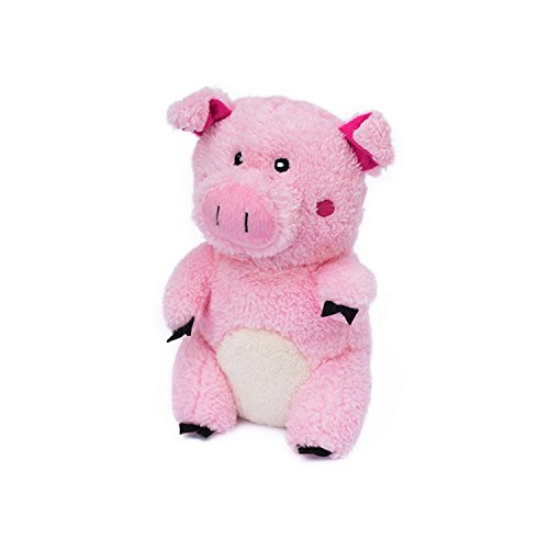 ZippyPaws - Cheeky Chumz Super Soft Squeaker Plush Dog Toy with Unique Sound - Pig