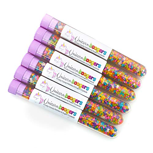 Unicorn Boogers Candy, 6 Pack, Fun Party Favor, Gluten Free