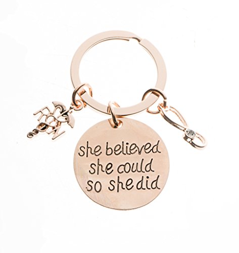 Nurse Keychain, Nurse Gift, Nursing Keychain Makes Perfect Nurses Gift
