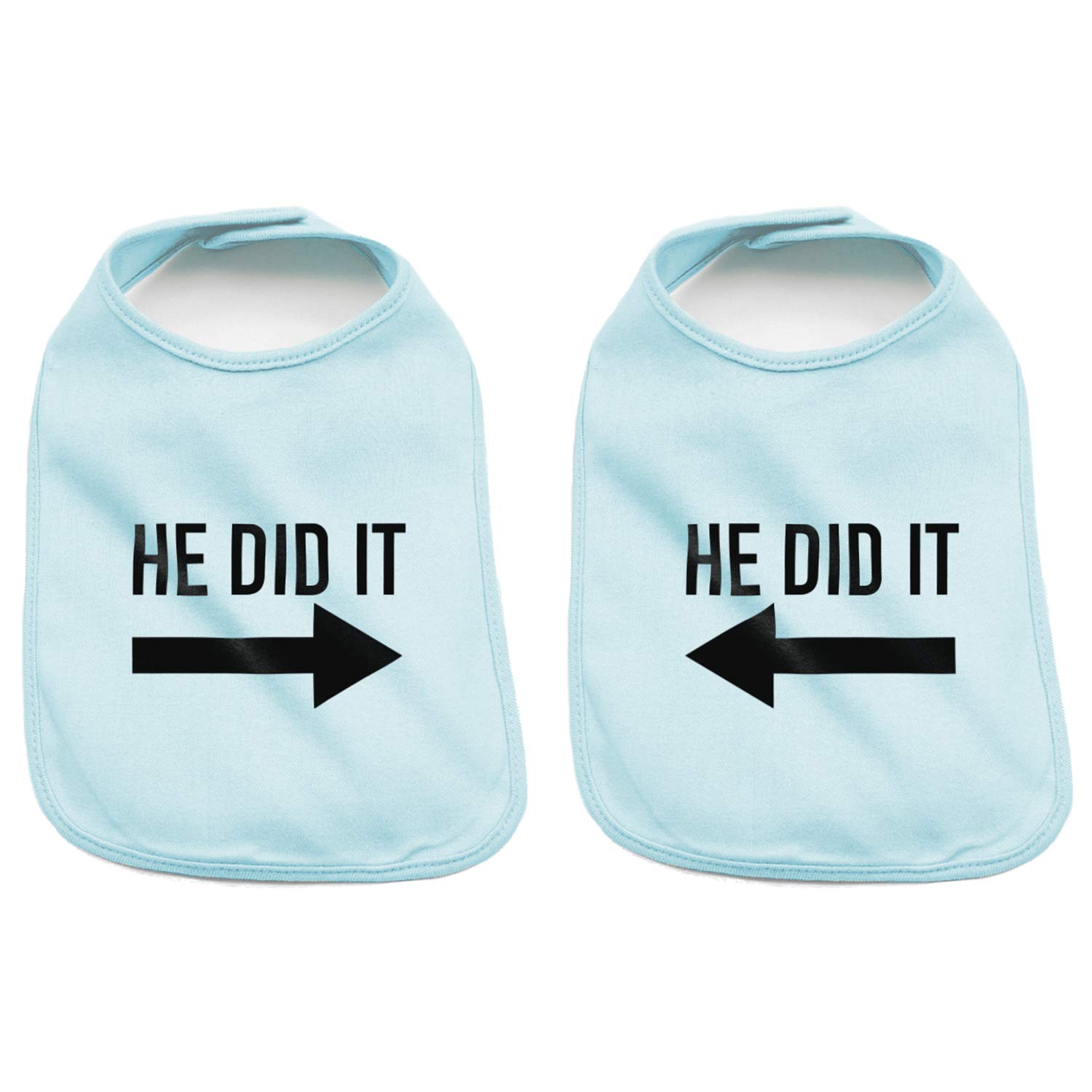 Milk Drinking Buddies Twin Set Unisex Newborn Baby Soft 100% Cotton Bibs