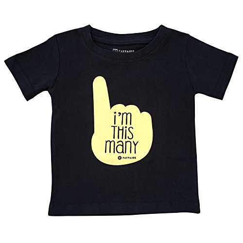 Fayfaire First Birthday Shirt Outfit: Boutique Quality 1st Bday I’m This Many 12-18M