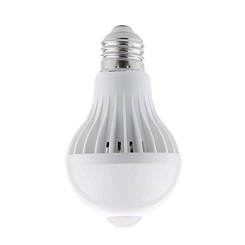 Motion Sensor Light Bulb 7W, 70W Equivalent Smart Bulb Radar LED Motion Sensor Light Bulbs E27 Base Indoor Sensor Night Lights Cool White Outdoor Motion Sensor Bulb Auto On/Off