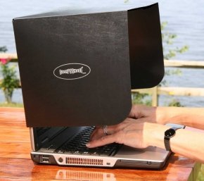 Book Cover Ultra-Lightweight Universal Laptop Sun Shade Visor Hood