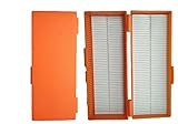 50-Place Microslide Slide Microscope Box Glass Slides Box(Orange)