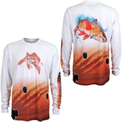 Guy Harvey Redfish Pro UVX Performance Long Sleeve Shirt