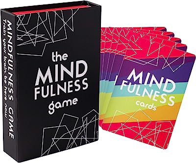 Book Cover Mindfulness Therapy Games: Social Skills Game That Teaches Mindfulness for Kids, Teens and Adults Effective for Self Care, Communication Skills 40 Cards for Play Therapy