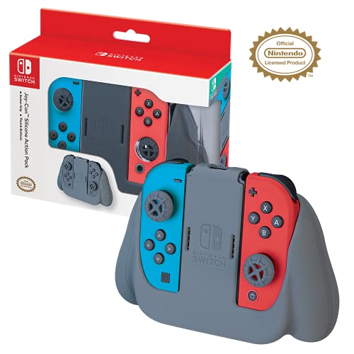 RDS Industries, Inc Nintendo Switch Joy-Con Silicone Action Pack, Includes Action Grip and Thumb Buttons - Nintendo Switch