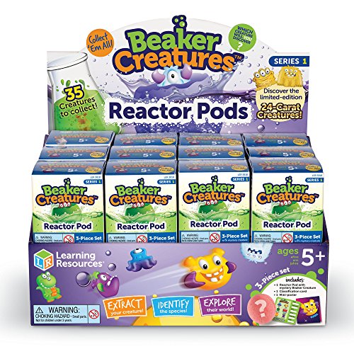 Book Cover Learning Resources Beaker Creatures Reactor Pods, 24 Pack