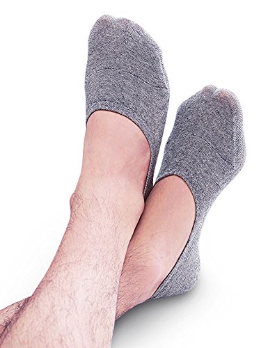 VERO MONTE 4 Pairs Athletic No Show Socks for Men - Boat Socks Men Summer Socks