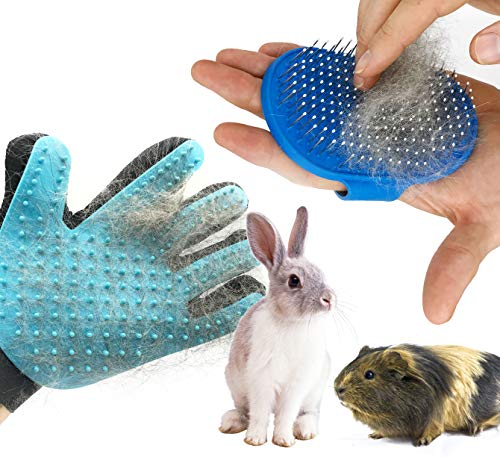 Book Cover Dasksha Rabbit Grooming Kit with Rabbit Grooming Brush - Rabbit Hair Brush and Rabbit Hair Remover- Bunny & Guinea Pig