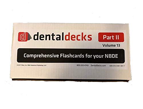 Book Cover Dental Decks for NBDE Part 2 (Volume 13) 2017-2018 Edition