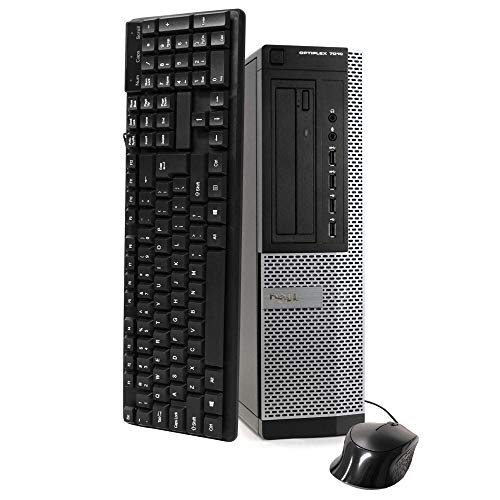 Dell Optiplex 7010 Business Desktop Computer, Intel Quad Core i5 up to 3.6GHz Processor, 8GB DDR3 RAM, 256GB SSD, USB 3.0, DVD, Windows 10 Professional (Renewed)
