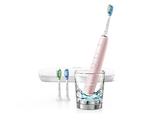 Philips Sonicare DiamondClean Smart Electric, Rechargeable toothbrush for Complete Oral Care â€“ 9300 Series, Pink, HX9903/32 FFP