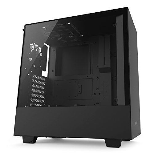 Book Cover NZXT CA-H500B-B1 â€“ Compact ATX Mid-Tower PC Gaming Case â€“ Tempered Glass Panel â€“ Enhanced Cable Management System â€“ Water-Cooling Ready - Black - 2018 Model