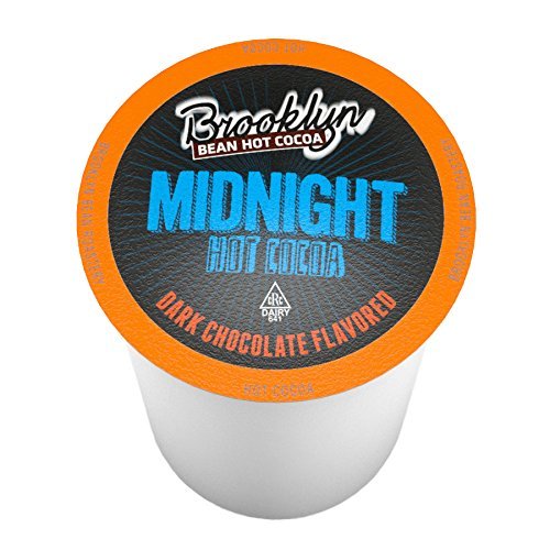 Brooklyn Beans Midnight Dark Chocolate Hot Cocoa Single Serve Cups - 12 Count