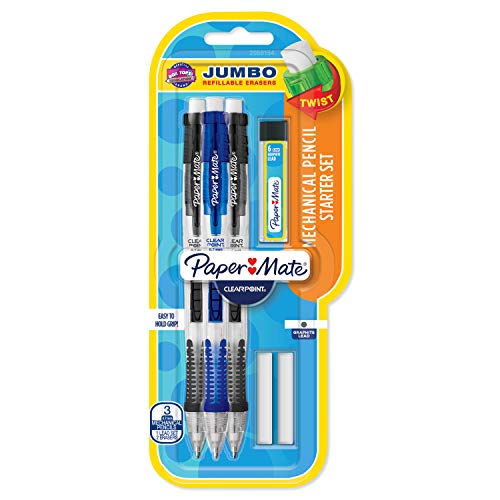 Paper Mate Clearpoint Mechanical Pencil Starter Set, 0.7mm Mechanical Pencil (2050154)