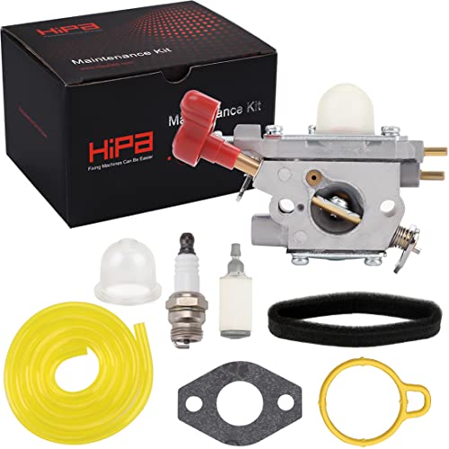 Hipa 753-06288 Carburetor for Troy Bilt 25CC String Trimmer Leaf Blower TB35EC TB2044XP TB2040XP TB2MB TB430 Murray M25B M2560 MS2550 MS2560 MS9900 Remington RM430 with Maintenance Kit Cleaner