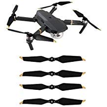 Mavic Pro Quick Release Foldable Low Noise Propellers Clockwise Counterclockwise Propeller Compatible with DJI Mavic Pro/Mavic Pro Platinum Drone Accessories - 2 Pairs