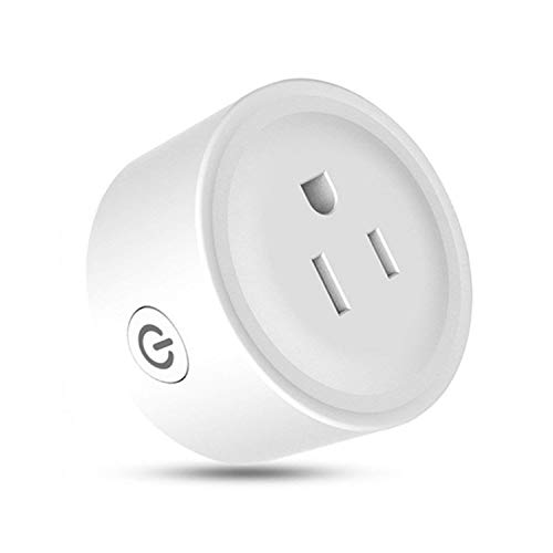 Smart plug Mini Wifi Outlet Compatible with Amazon Alexa, Google Home & IFTTT, No Hub Required,Overload Protection,Control Your Devices Anytime Anywhere | White