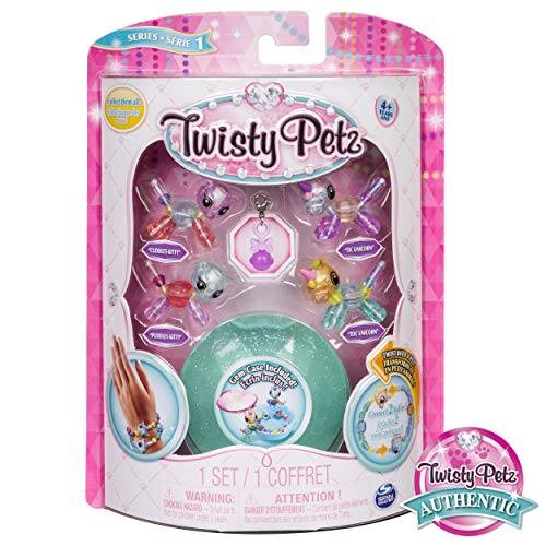 Book Cover Twisty Petz - Babies 4-Pack Kitties and Unicorns Collectible Bracelet Set for Kids