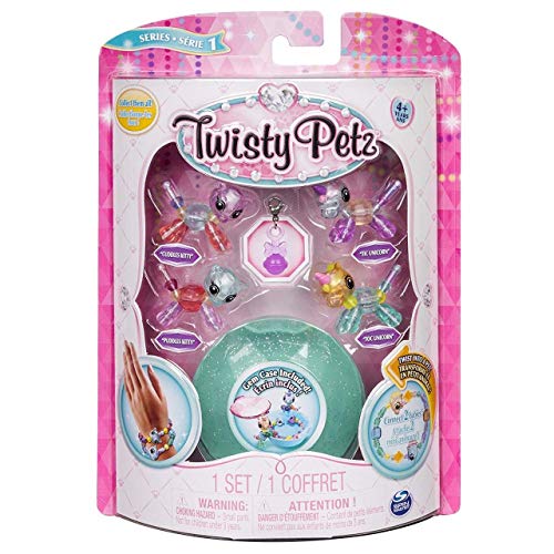 Twisty Petz - Babies 4-Pack Kitties and Unicorns Collectible Bracelet Set for Kids