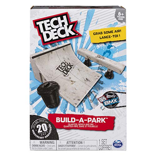 TECH DECK - Build-A-Park - Quarter, Bench, and Bin - Ramps Boards and Bikes