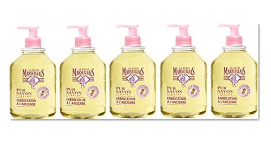 Le Petit Marseillais Le Pur Savon Liquide Fabrication à l'Ancienne Fleur Thym 500 ml - Lot de 5