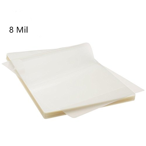 Hybsk Thermal Laminating Pouches,2.5 x 3.70-Inches,Business Card Size,Badge/ID Card Size,3 Mil Hot Clear Glossy (100 Pack)
