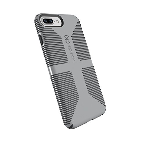 Speck Products CandyShell Grip Cell Phone Case for iPhone 8 Plus/7 Plus/6S Plus/6 Plus - Pebble Grey/Slate Grey