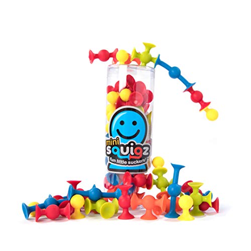 Fat Brain Toys 30 pc Mini Squigz - Mini Squigz 30 Piece Set Building & Construction for Ages 5 to 9