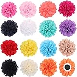 PET SHOW Pack 15 4" Dog Collar Charms Embellishment Flower Accessories for Cat Puppy Collars Bowtie Grooming