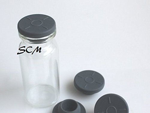Spring Creek Mushrooms Self Healing Injection Ports (100 stoppers) 13mm, Rubber Bottle Stoppers (Steam Sterilization Safe) for Sealing 1/4 inch or 7mm Opening