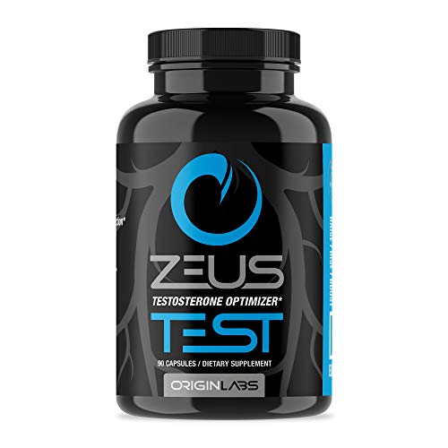 Zeus Test by Origin Labs - Test Booster for Men - Workout Supplements for Men - Male Enhancement Pills - 90 Capsules