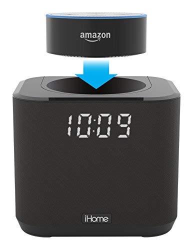 Book Cover iHome Docking Bedside and Home Office Amazon Echo Dot Speaker System - iAV2B