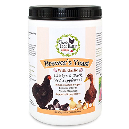 Fresh Eggs Daily Brewer's Yeast with Garlic Powder Chicken & Duck Feed Supplement 1LB