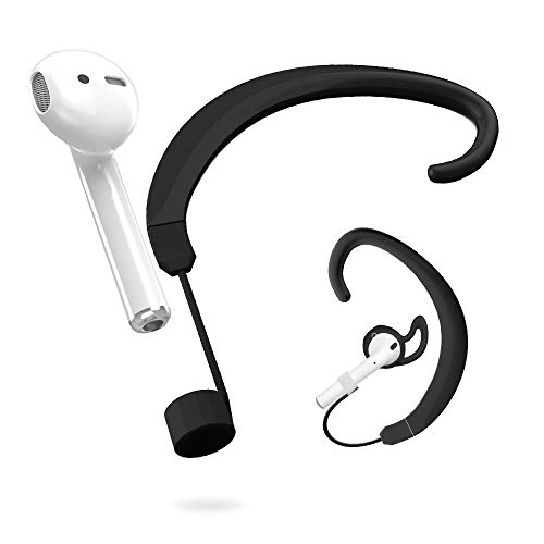 Straps Holder Compatible for Air pods, Paired Wireless Hook Accessories Holders Replacement with Air pods [One for Left and One for Right], Black