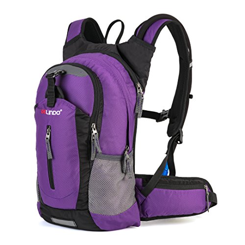 GELINDO Insulated Hiking Hydration Backpack - Hiking Hydration Pack with 2.5L Water Bladder - Insulated Water Backpack with Bladder for Hiking