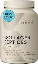 Collagen Peptides Powder 'XL' Jar 32oz | Grass-Fed, Certified Paleo Friendly, Non-GMO and Gluten Free - Unflavored